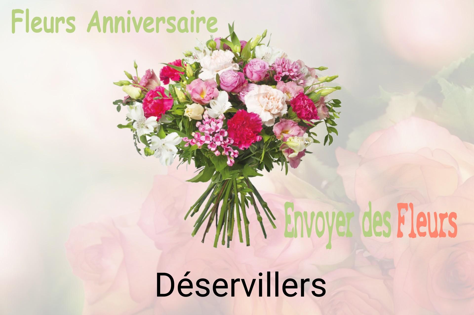 Bouquet de fleurs d’anniversaire livré à Déservillers