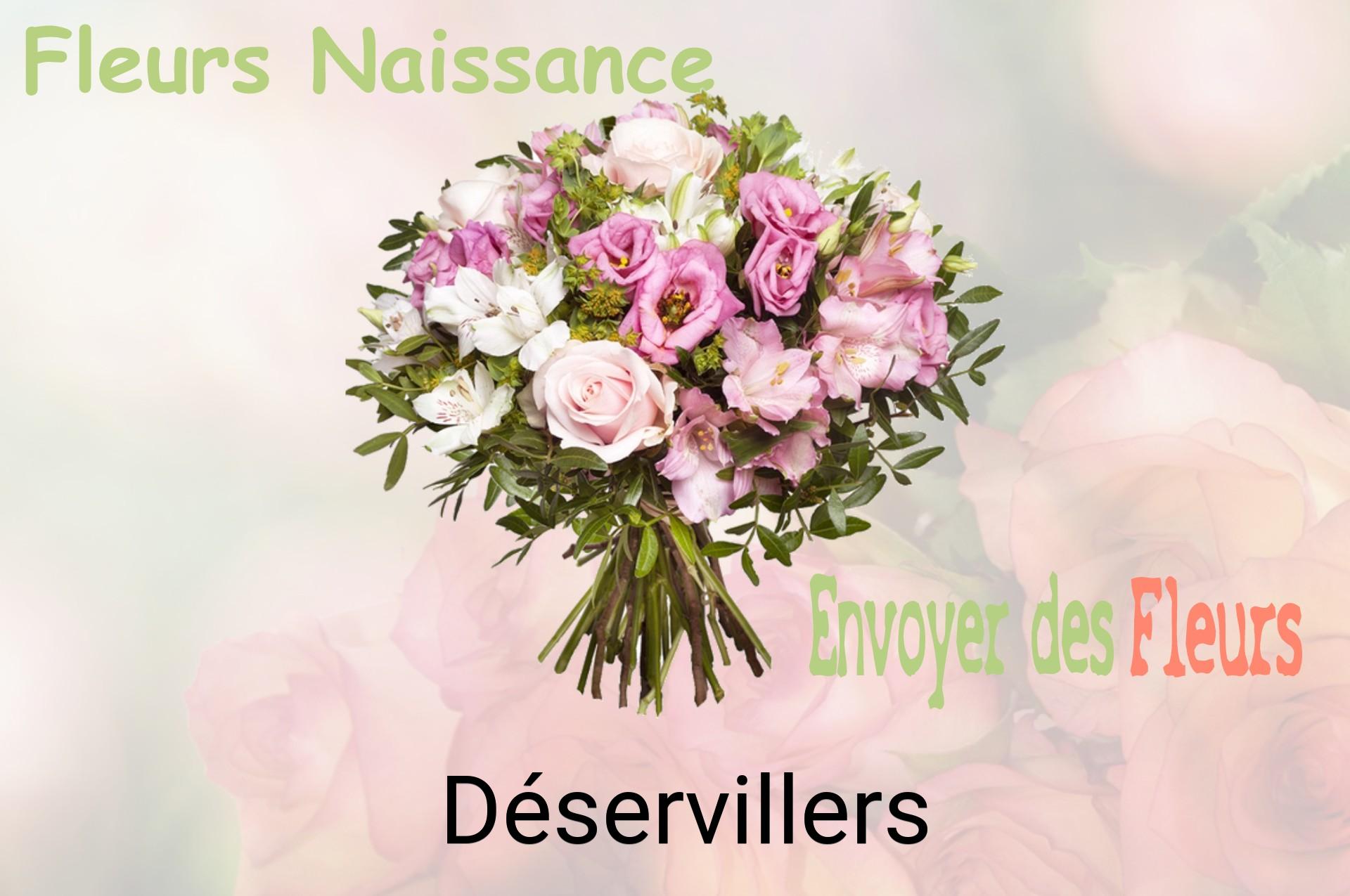 Bouquet de fleurs de naissance livré à Déservillers